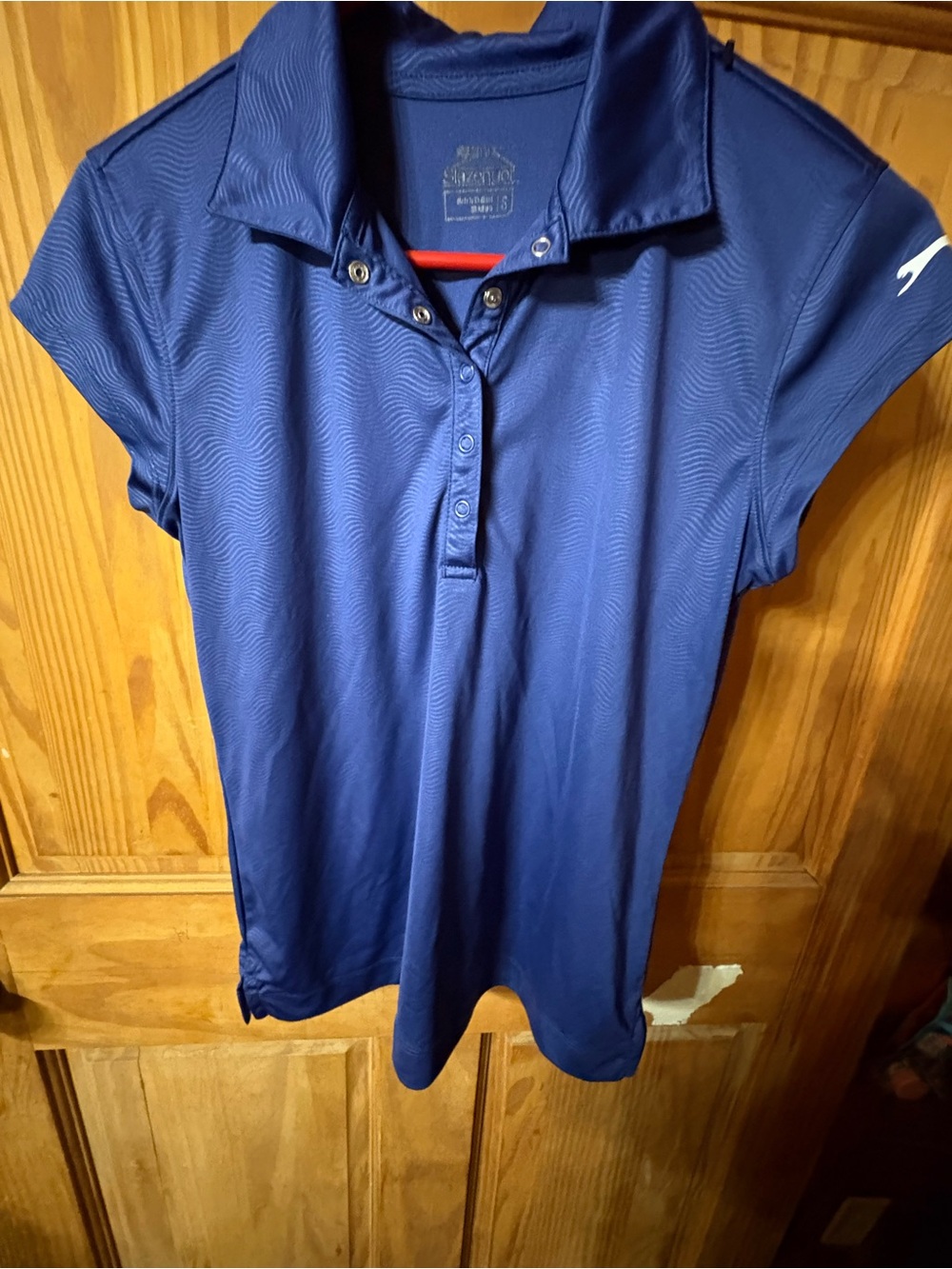 Slazenger Girls' Royal Blue Short Sleeve Polo